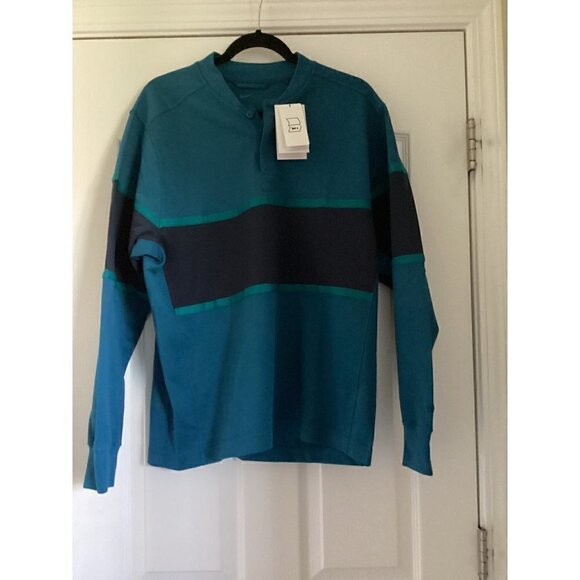 Nike-golf - dri-Fit men's long-Sleeve golf top size: medium color: marina/Obsidi - Picture 9 of 12